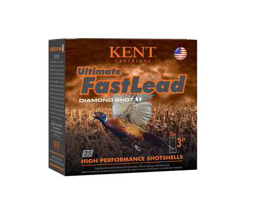 Kent Cartridge K123UFL506 Ultimate Fast Lead 12Gauge 3" 1 3/4oz 6Shot 25 Per Box/10 Case TSW|117431