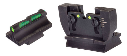 HiViz RG1022 Ruger 10/22 Rifle Interchangeable Sight Set LiteWave Black Front and Rear TSW|93831