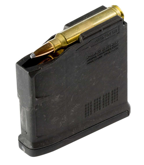 Magpul MAG698BLK PMAG Magnum 5rd AICS 257 Wthby Mag/300 Win Mag/270 Wthby Mag/264 Win Mag/7mm Rem Fits Bolt Action Rifles/Long Action Black Polymer TSW|114325