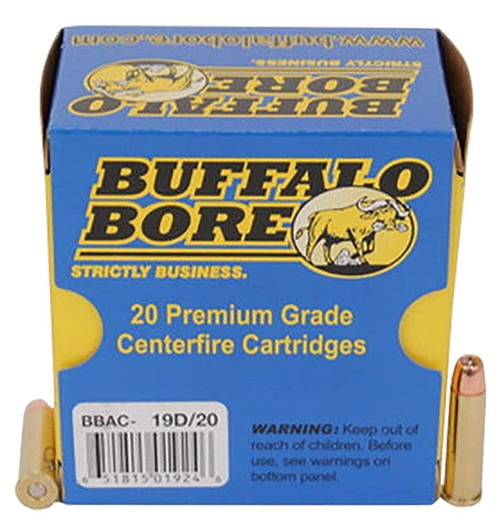 Buffalo Bore Ammunition 19D20 Heavy Strictly Business 357Mag 125gr Jacket Hollow Point 20 Per Box/12 Case TSW|80759