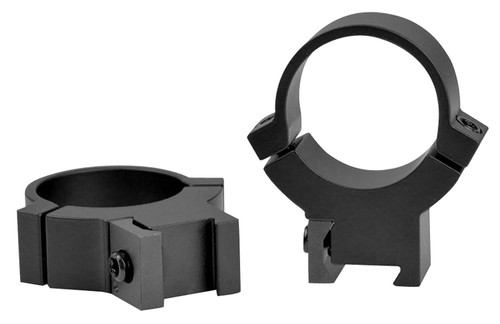 Warne 722M Rimfire 70/30 Horizontal Split Matte Black Steel 1" Tube High 3/8"/11mm Dovetail 0 MOA TSW|41663
