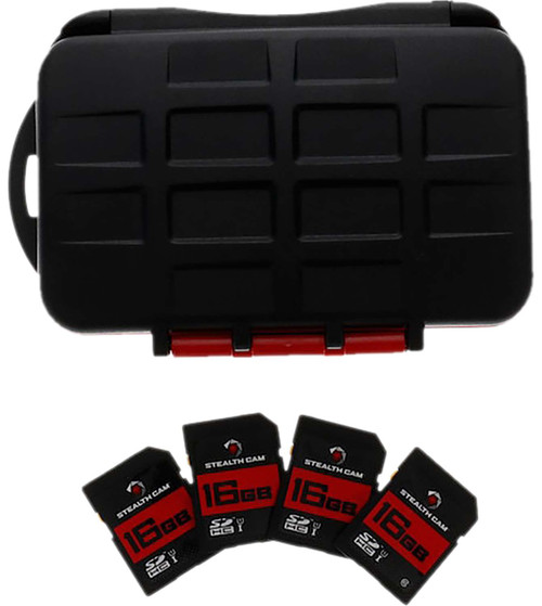 Stealth Cam STCMCSC16GB4PK Memory Card Storage Case TSW|178820