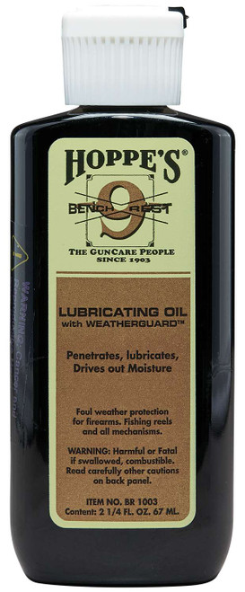 Hoppe's BR1003 No. 9 Bench Rest Lubricating Oil 2.25 oz. Squeeze Bottle 10 Per Pack TSW|87174