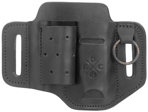 1791 Gunleather HDESSFBLKA EDC Heavy Duty Easy Slide OWB Black Leather Belt Slide Ambidextrous TSW|156289
