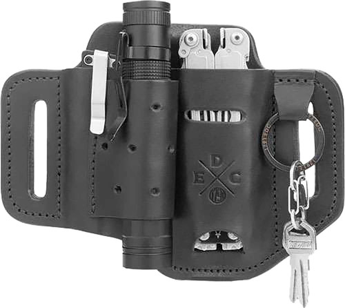 1791 Gunleather STESLFBLKA EDC Standard Easy Slide OWB Black Leather Belt Slide Ambidextrous TSW|156291
