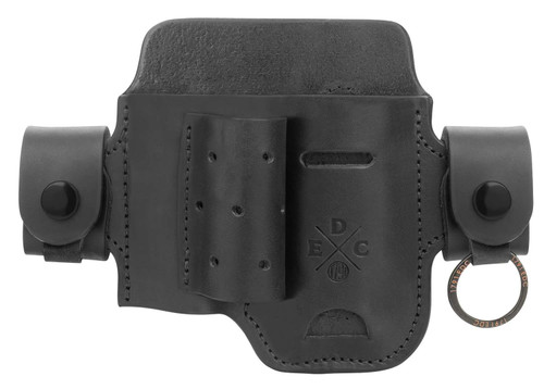1791 Gunleather HDASLFBLKA EDC Heavy Duty Action Snap OWB Black Leather Belt Loop Ambidextrous TSW|156287