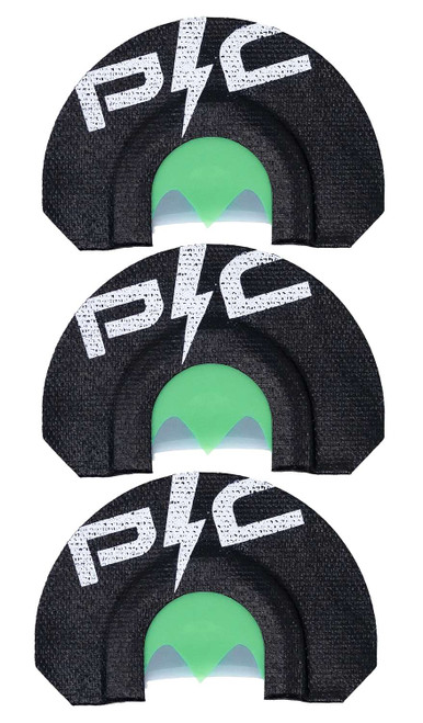 Power Calls 24251 Diaphragm Call Turkey Sounds Black/Green Bat Wing Cut TSW|173871