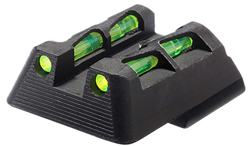 HiViz HKLW11 LiteWave Green/Red Black Frame Fits H&K 45/P30/VP9/VP40 TSW|180195