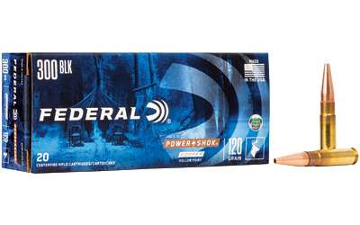 FED 300BLK 120GR POWER-SHK SP 20 RSR|FE300BLK120LFA