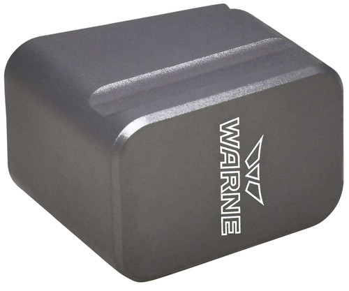 Warne MEG1954GR Magazine Extension made of 6061-T6 Aluminum with Hardcoat Anodized Gray Finish for Glock 19, 23 Magazines (Adds 5rds 9mm Luger, 4rds 40 S&W) TSW|139104