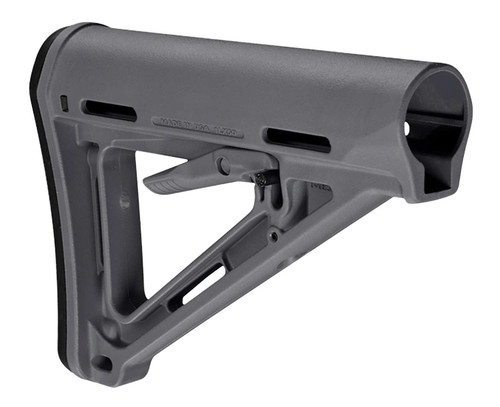Magpul MAG400-GRY MOE Carbine Stock Stealth Gray Synthetic for AR-15, M16, M4 with Mil-Spec Tube (Tube Not Included) TSW|10447