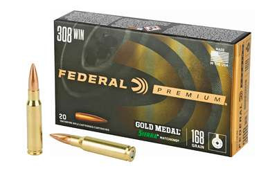 FED GOLD MDL 308WN 168GR BTHP 20/200 TSW|67121