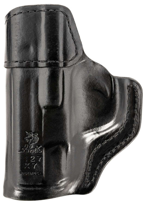 DeSantis Gunhide 127BAX7Z0 Inside Heat IWB Black Leather Belt Clip Fits S&W M&P Shield 9/40 Right Hand TSW|153179