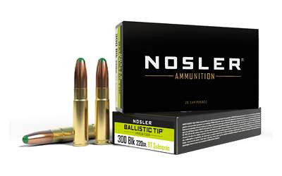 NOSLER 300BLK 220GR BT RN 20/400 RSR|NOS61050