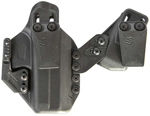 Blackhawk 416125BK Stache Premium Kit IWB Size 25 Black Polymer Belt Clip Fits S&W M&P 9/40 Ambidextrous TSW|134633