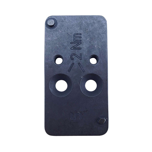 HK 50254265 Optic Plate #5 Black Steel, Fits HK VP9 OR Burris/Vortex Pattern Footprint Mount TSW|121241