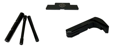 Cross Armory CRG5OKBK 3 Piece Kit Extended Compatible w/ Glock 17/19/26/34 Gen5 Black Steel/Aluminum TSW|131285