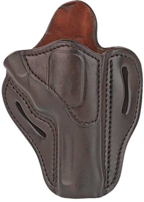 1791 Gunleather RVH2SBRR RVH2  OWB Size 02 Signature Brown Leather Belt Slide Fits Ruger GP100/S&W K Frame Right Hand