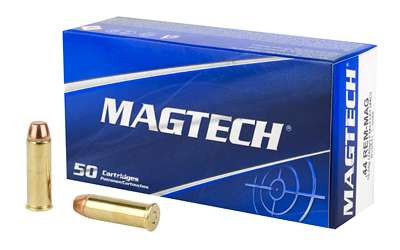 MAGTECH 44MAG 240GR FMJ FLAT 50/1000 RSR|MT44C