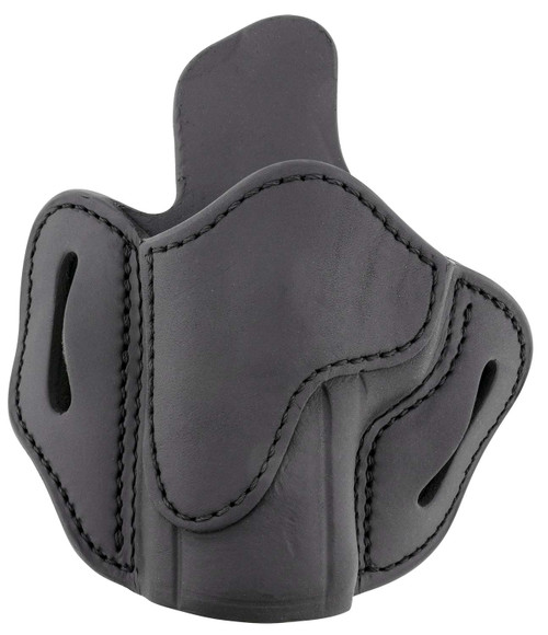 1791 Gunleather ORBH24SSBLL BH2.4S Optic Ready OWB Size 2.4S Stealth Black Leather Belt Slide Fits FN 509/HK VP9SK Left Hand TSW|143433