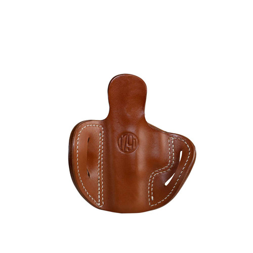 1791 Gunleather ORBH21CBRR BH2.1 Optic Ready OWB Size 2.1 Classic Brown Leather Belt Slide Compatible w/Glock 17/S&W M&P Shield/Springfield XD Right Hand TSW|121731