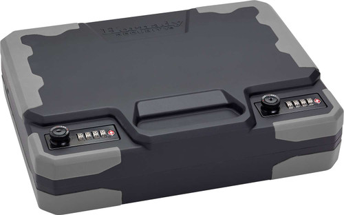 Hornady 95260 TrekLite Lock Box XXL Combination Key Entry Black Holds 2 Handguns Polycarbonate TSW|140577