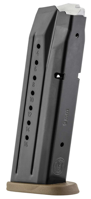 Smith & Wesson 3007345 M&P 17rd 9mmLuger Blued/Brown Floor Plate Steel TSW|24035