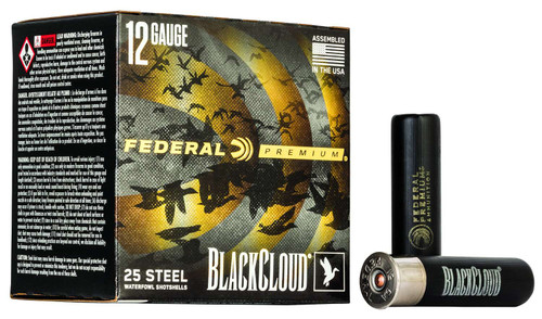 Federal PWBX134BBB Black Cloud FS 12Gauge 3.50" 1 1/2oz BBBShot 25 Per Box/10 Case TSW|116516
