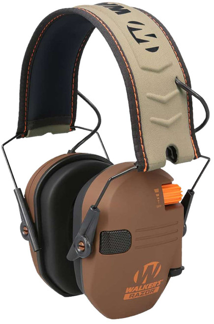 Walker's GWPRSEMLEB Razor Slim Electronic Muff 23 dB Over the Head TSW|174513