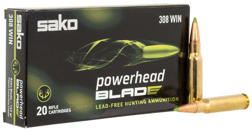 SAKO (TIKKA) PowerHead Blade 308Win 162gr 20 Per Box/10 Case TSW|159352