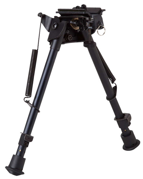 Firefield FF34024 Compact Bipod 9-14" Black Aluminum Swivel Stud Attachment or Picatinny Rail (Adapter Included) TSW|31621