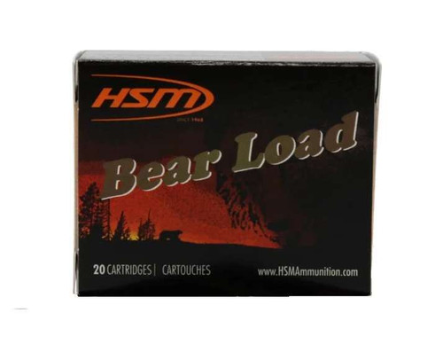HSM 460SW4N Bear Load 460 S&W Mag 325 gr Wide Flat Nose 20 Per Box/ 25 Case TSW|89763