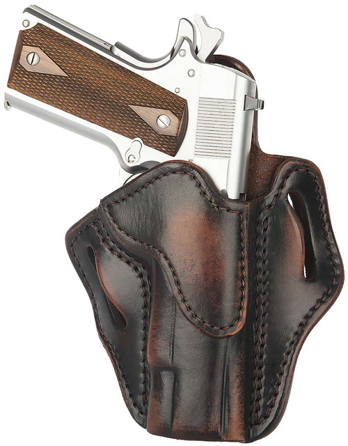 1791 Gunleather ORBH1VTGR BH1 Optic Ready OWB 01 Vintage Leather Belt Slide Fits 4-5" 1911 Right Hand TSW|151477