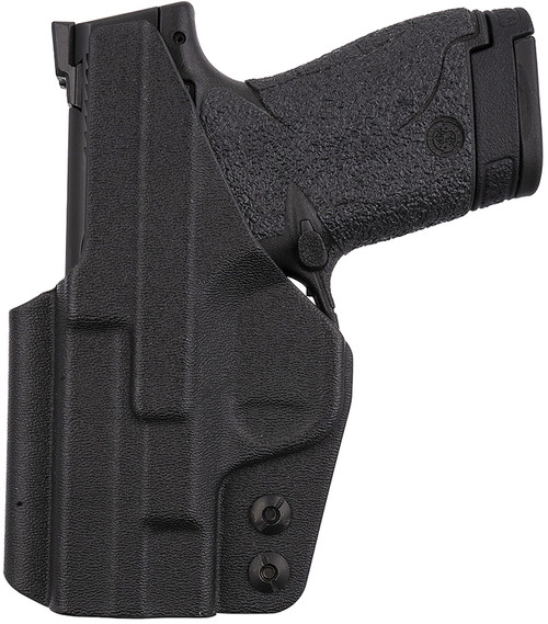 1791 Gunleather TACIWBSHIELDBLKR Tactical Kydex  IWB Black Kydex Belt Clip Fits S&W Shield