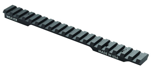 Weaver Mounts 99469 Multi-Slot Base Extended Black Anodized Aluminum Fits Ruger American Short Action TSW|101420
