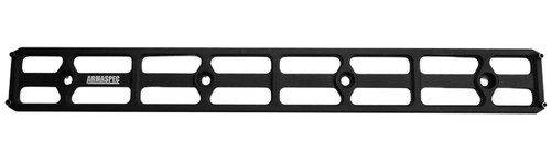 Armaspec ARM621-12 ARCA Rail 12 Slot M-LOK Black Aluminum Compatible w/ AR-15/10 MLOK Rails TSW|188270