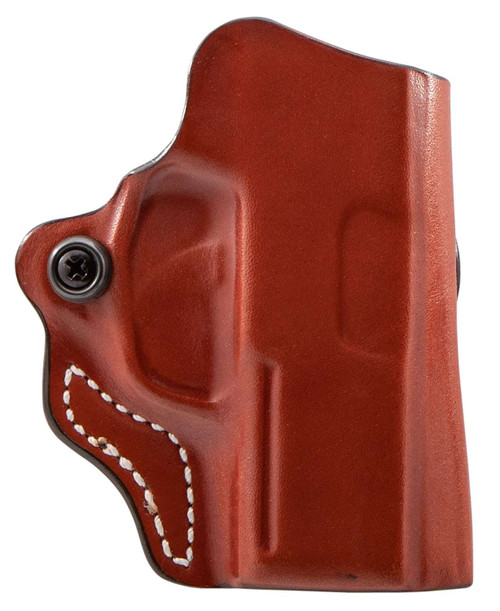 DeSantis Gunhide 019TA8JZ0 Mini Scabbard OWB Tan Leather Belt Slide Fits Sig P365 Right Hand TSW|106849