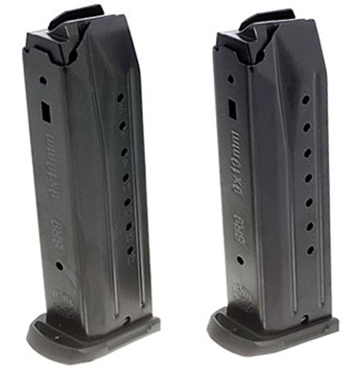 Ruger 90449 SR9C Value Pack 17rd Magazine Fits Ruger SR/SRc/9E 9mm Luger Blued 2 Pack TSW|93607