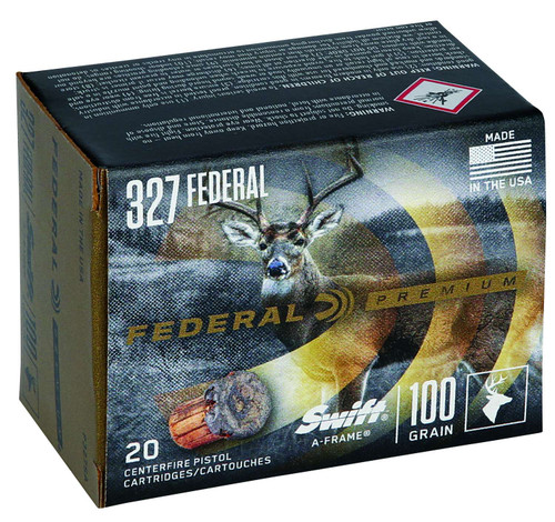 Federal P327SA Premium 327FederalMag 100gr Swift A Frame 20 Per Box/10 Case TSW|130698