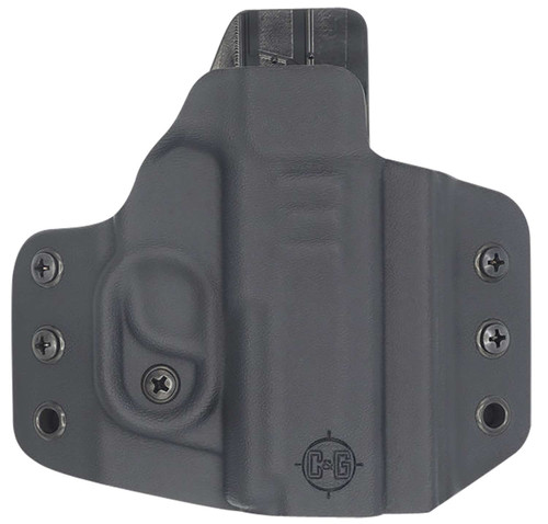 C&G Holsters 0256100 Covert OWB Black Kydex Belt Loop Fits Sig P365/P365 XL TSW|151953