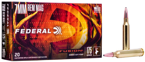 Federal F7RFS2 Fusion 7mmRem 175gr Bonded Soft Point 20 Per Box/10 Case TSW|15743