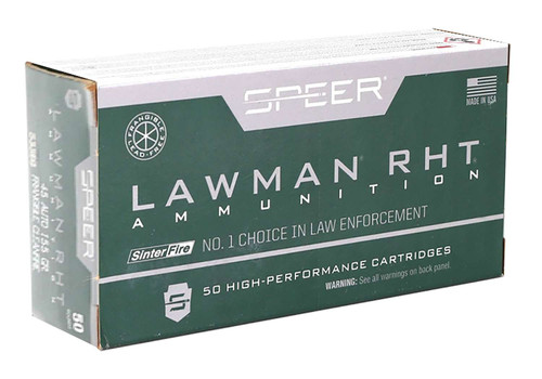 Speer 53395 Lawman Training RHT 45ACP 155gr SinterFire Frangible 50 Per Box/20 Case TSW|120687