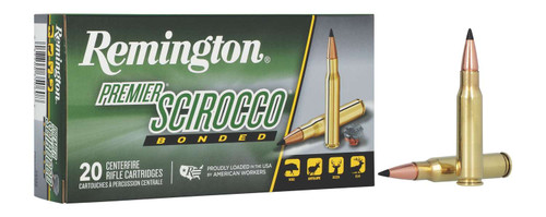 Remington Ammunition 29332 Premier Scirocco Bonded 308Win 165gr Swift Scirocco Bonded 20 Per Box/10 Case TSW|67938