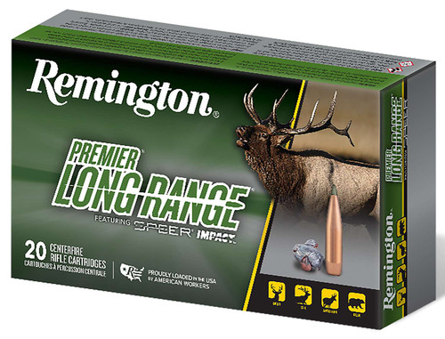 Remington Ammunition R28829 Premier Long Range 7mmPRC 175gr Speer Impact 20 Per Box/10 Case TSW|155237