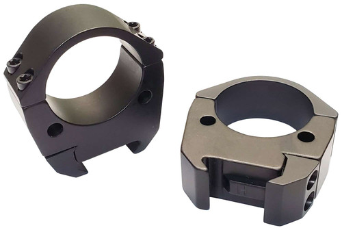 Talley TMS35H Modern Sporting Black Anodized Aluminum 35mm Tube High Picatinny Rail 0 MOA TSW|154566