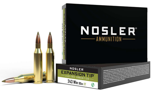Nosler 40030 E-Tip Lead Free 243Win 90gr E Tip Lead Free 20 Per Box/10 Case TSW|50379