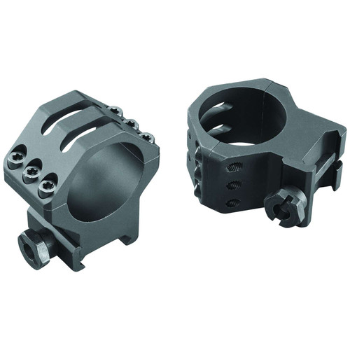 Weaver Mounts 99694 Six-Hole Picatinny Rings Matte Black 30mm High TSW|80891