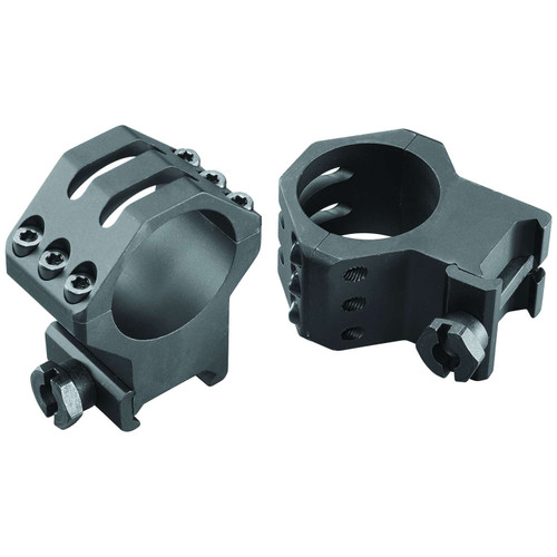 Weaver Mounts 99695 Six-Hole Picatinny Rings Matte Black 30mm Extra High TSW|80892