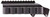 TacStar 1081035 Sidesaddle Rail Mount Remington 870/1100/1187 12 Gauge 6rds Black Polymer w/Aluminum Mounting Plate TSW|16177