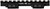 BCM ORAT52511 A/T Optic Riser 525-11 Black Anodized 11 Slots TSW|167896